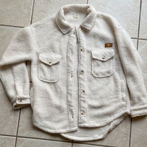 Simply Southern Cream Sherpa Jacket